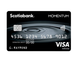 Scotia Momentum Visa Infinite Card - Scotiabank Cash Back credit card
